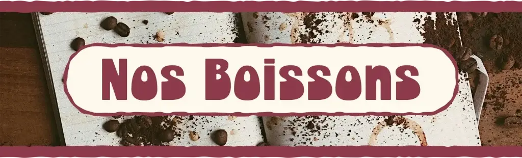 Bannière nos boisson