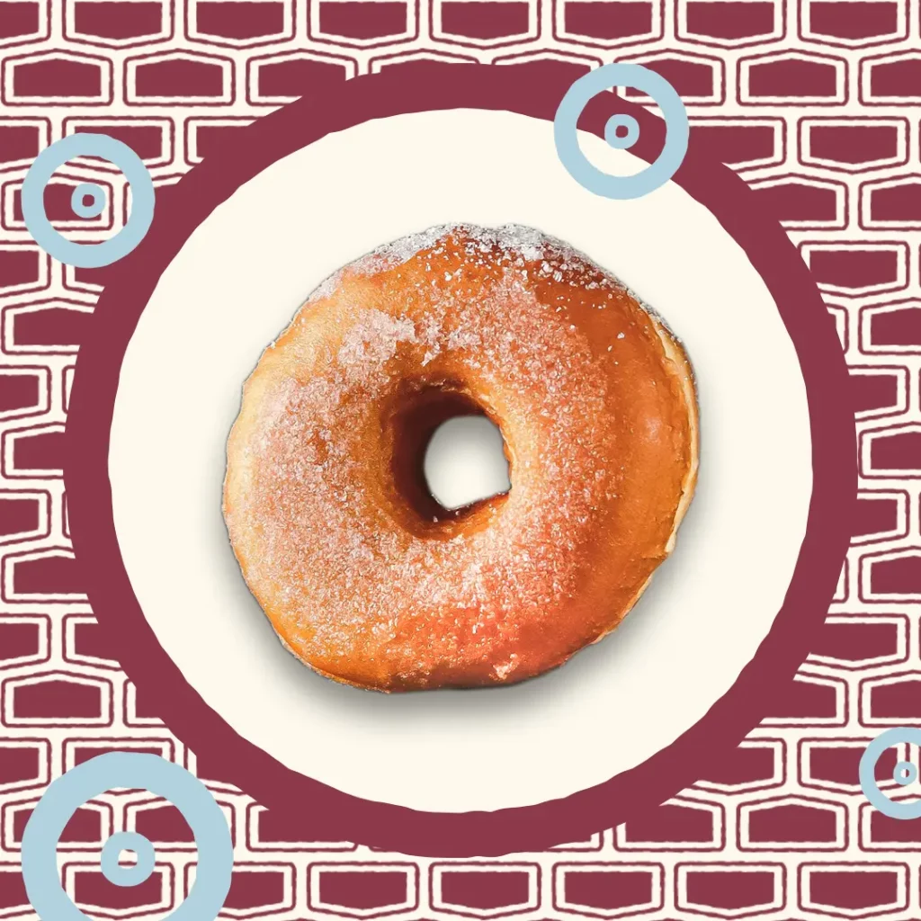 Donut saupoudré de sucre